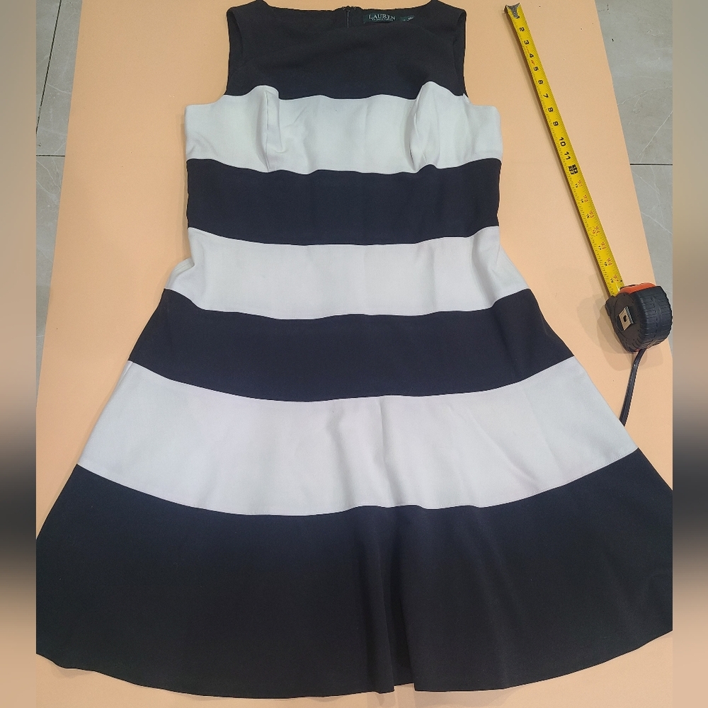 Ralph Lauren Black and White Dress